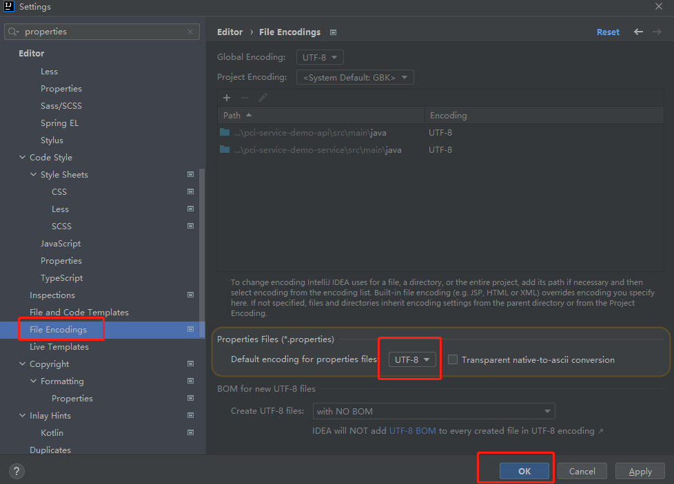 properties-encoding